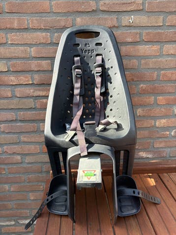 Yepp Achterzitje Fietszitje Zwart