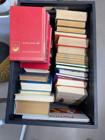 Grote collectie boeken uit de jaren '80 en '90