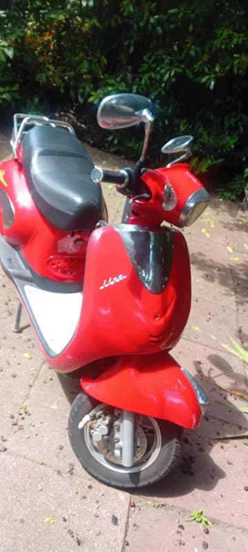 Gratis elektrische scooter met defecte accu