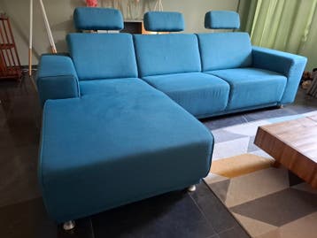 Comfortabele Hoekbank met verstelbare hoofdsteunen
