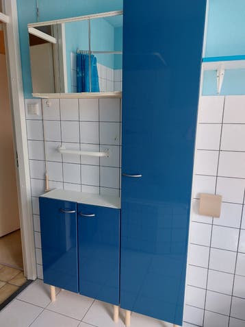 Gratis badkamer meubel met wasbak en kraan