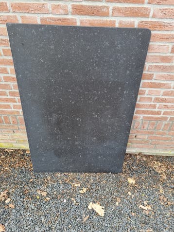 Zwarte granieten plaat - ideaal voor buiten