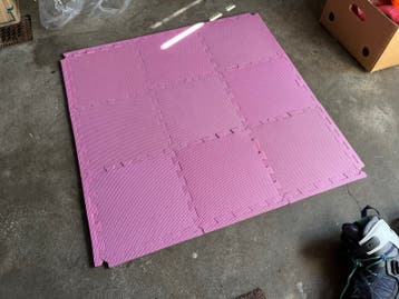 Gratis Roze Vloermatten (9 Delen)