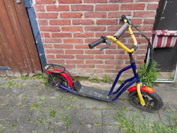 Gebruikte step voor kinderen - Blauw/Geel