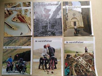 Tijdschrift Wereldfietser 34 exemplaren, gratis