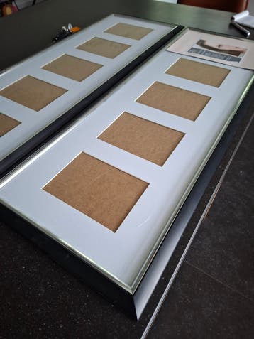 fotolijsten (5stuks) voor  5 foto's (13x18 cm)