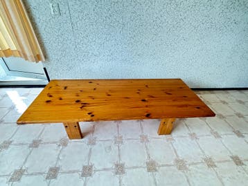 Gratis ophalen salontafel hout 145 x 59 x 37