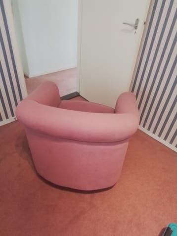 stoffen fauteuil.