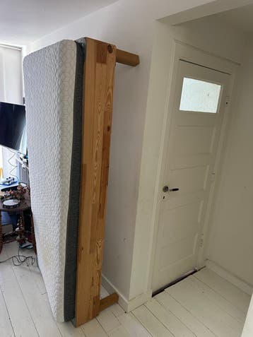 IKEA Eenpersoonsbed espevär 190x80 cm - Houten Frame