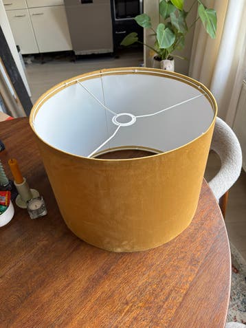 IKEA lampenkap - Okergeel