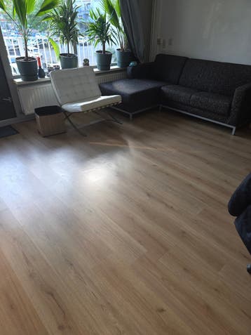 Laminaatvloer - Licht houtnerf design +40m2