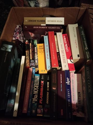 Doos vol boeken