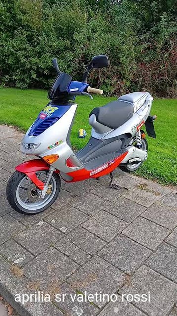 Gezocht! Aprilia SR valentino rossi
