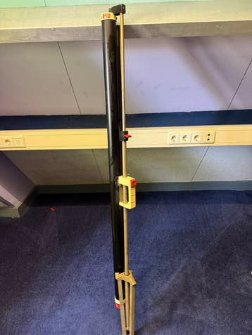 Projectiescherm op statief