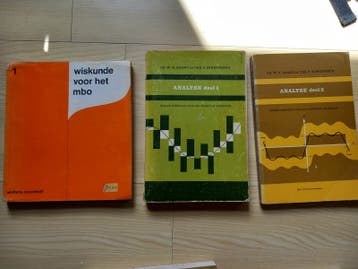 Wiskundeboeken (3 stuks)