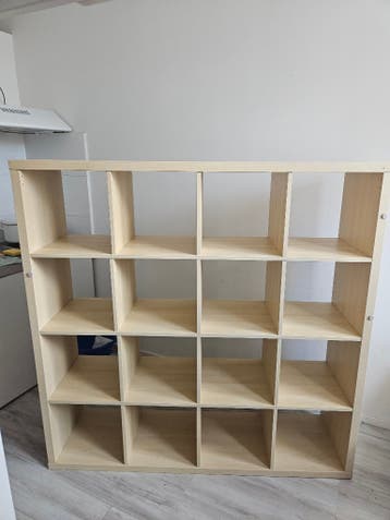 Gratis af te halen: IKEA Kallax 4x4 vakken, open kast