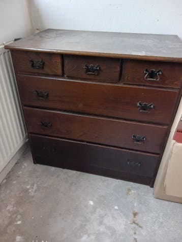 vintage ladekast opknapper