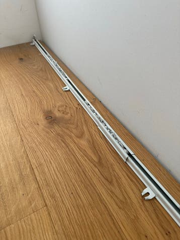 Gordijnrail / Gordijnroede - Wit