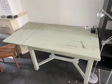 Uitschuifbare eettafel