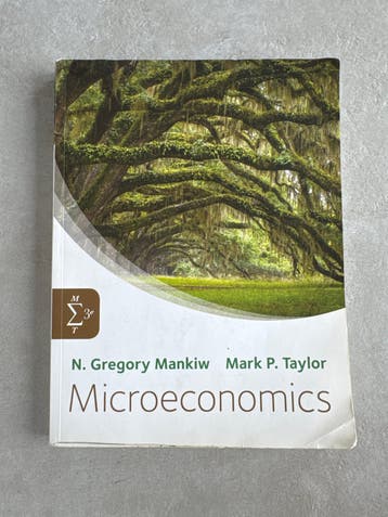 Microeconomics - N. Gregory Mankiw & Mark P. Taylor