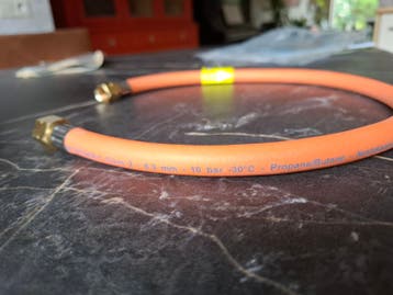 Gasslang Propaan/Butaan 6.3mm - 10 bar