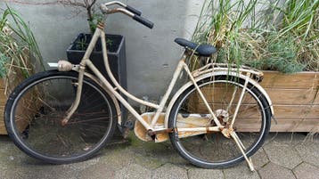 Gratis oud ijzer fiets
