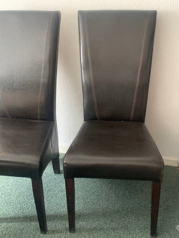 4 x eetkamer stoel gratis