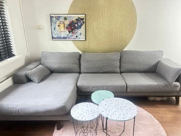Torino Hoekbank + hocker