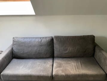 GRATIS! Comfortabele 2-zitsbank - Grijs