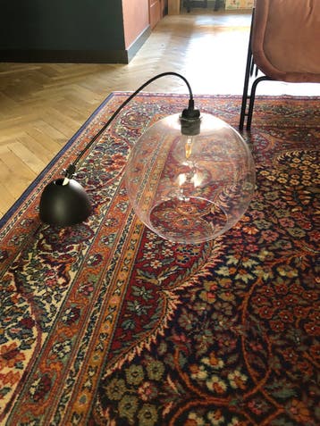 Gratis Ikea glazen hanglamp - Modern design