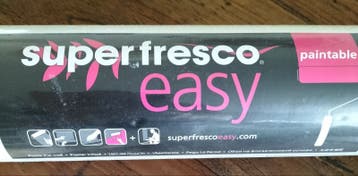 Nieuwe rol SuperFresco Easy vliesbehang - overschilderbaar