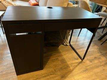 Gratis IKEA Micke bureau zwartbruin