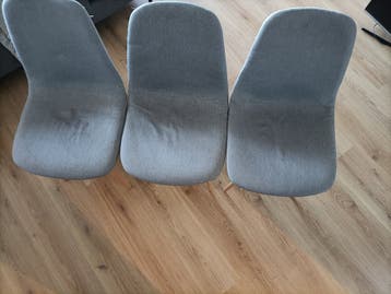 3 gebruikte eetkamerstoelen - Gratis af te halen