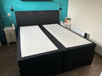 Gratis af te halen: Tweepersoonsbed 160x200 cm - Gebruikt