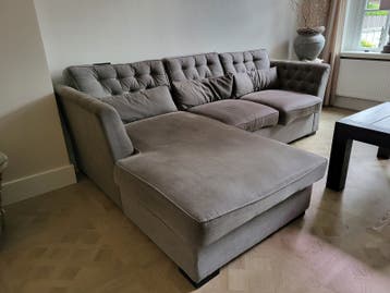 Gratis bank met loungegedeelte - 255 cm breed