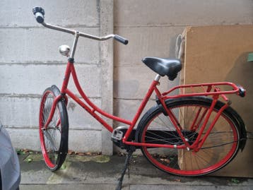Gratis fiets met defect achterwiel