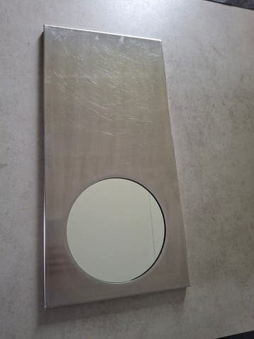Gratis magneetbord met spiegel, 50x25 cm, gebruikssporen