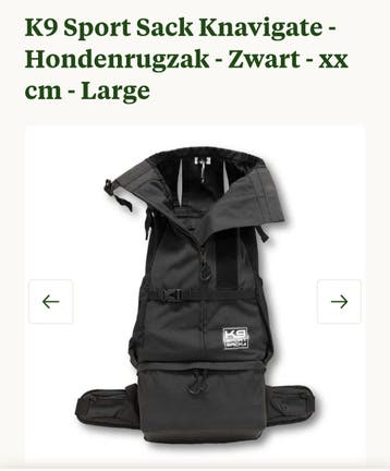 Gezocht K9 Knavigate maat L evt met boulder
