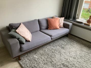 2,5 antraciet goede zitbank, gratis ophalen in rotterdam