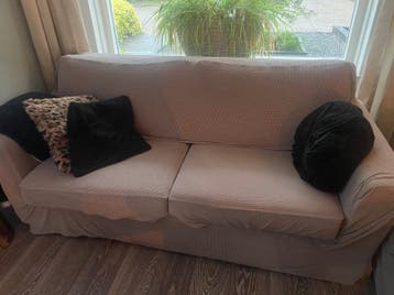2x 2,5 zits Bank Met Bank hoezen