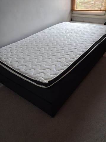 Boxspring bed met matras en topper,120x 200cm