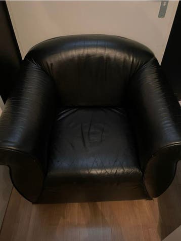 Lederen Fauteuil - Zeer Goed Onderhouden