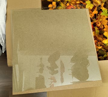 Glasplaat voor lijst reserveonderdelen