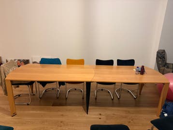 Design tafel scandinavisch design 90x145 90x290 uitschuifbaa