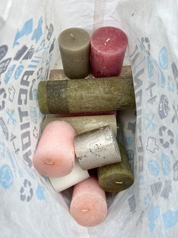Gratis kaarsen voor hobby of decoratie