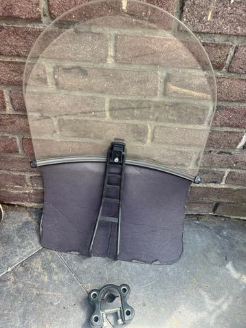 Bobike windscherm en houder voor kinder fietszitje