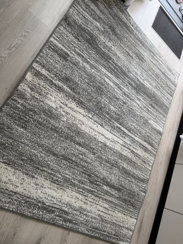 Modern Ambiance Tapijt Grijs/Wit 160x220 cm