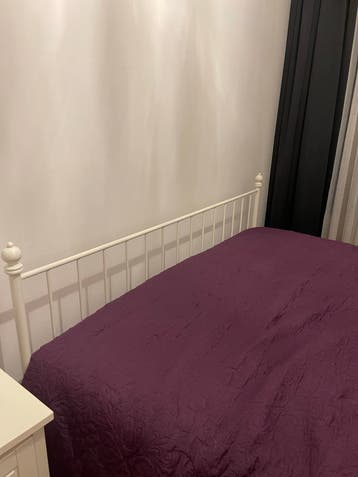 Bedframe wit metaal - zonder matras