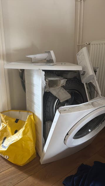 50€ for taking washing machine
