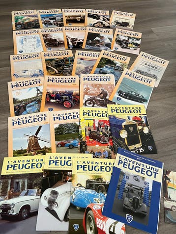 42 Clubbladen L'Aventure Peugeot - Voor de Liefhebber